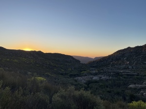 Sunset from top of Wyenek