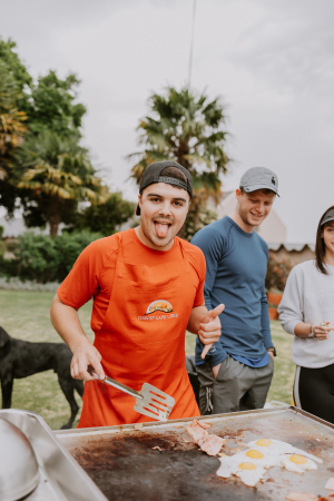 The infamous Zuikerkop brekkie bun