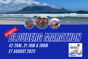 Join the fun, running along this iconic stretch of beachfront with views of Table Mountain.  The 27th of August 2023 is the big day and you can choose to run a 10km, 21km or a WPA Marathon Championships 42km option. Great water tables, the best vibe and a