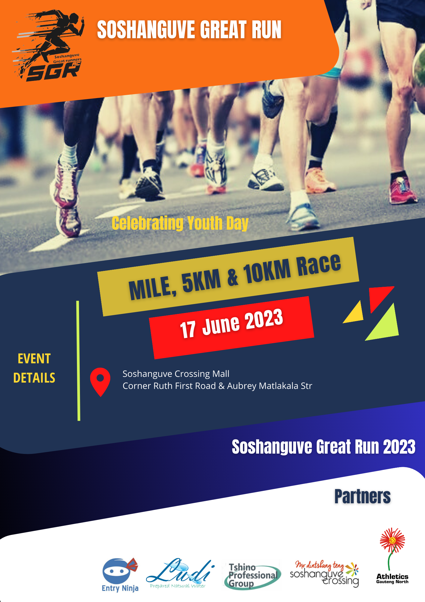 SOSHANGUVE GREAT RUN Entry Ninja the best outdoor, fitness and