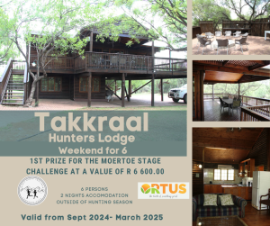 Weekend away for 6 at Takkraal Hunting Lodge