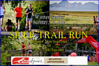 Spier Trail run. Winter series.