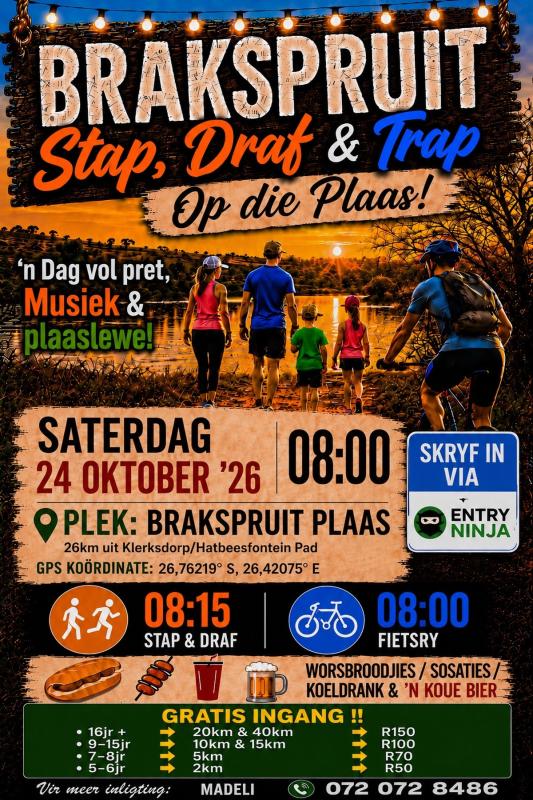 Brakspruit Stap/Draf & Trap