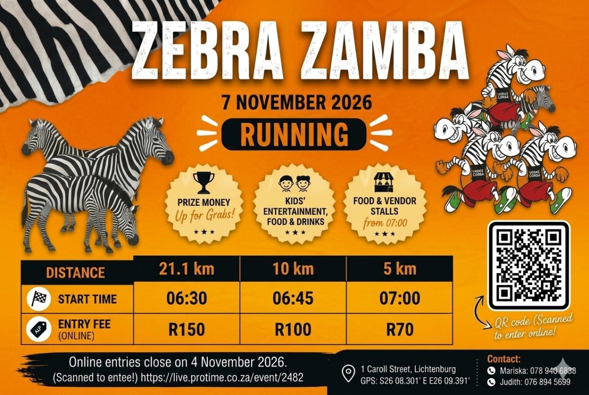 Zebra Zamba 2026 poster
