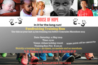 House of Hope - Training Run House of Hope - Training Run