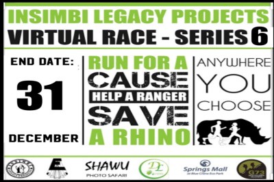 Run for a cause, Help a Ranger, Save a Rhino #Series 6 Virtual Run