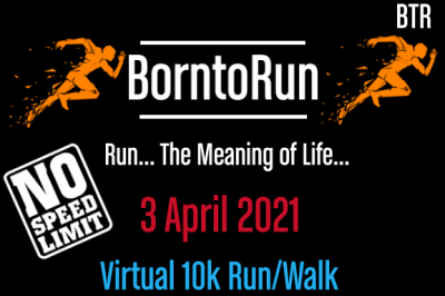 BornToRun Virtual 10k Run/Walk BornToRun Virtual 10k Run/Walk
