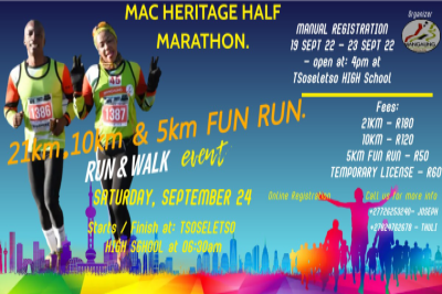 MAC Heritage Day Half Marathon