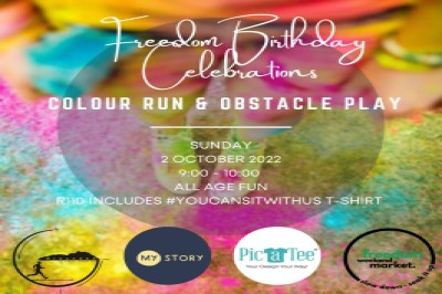 Colour Run at Freedom Weekend Market