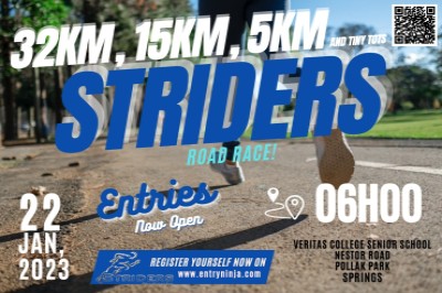 STRIDERS 32/15KM ROAD RACE