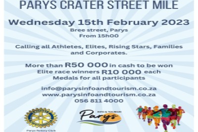 Parys Crater Street Mile