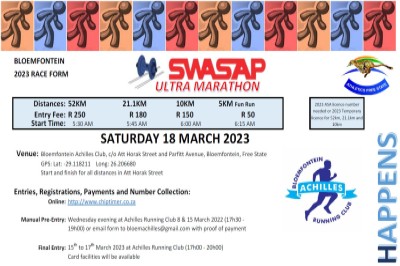 SWASAP Ultra Marathon