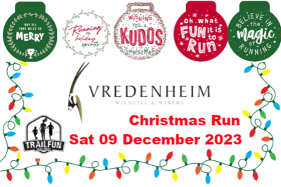 TrailFun Christmas Celebration : Vredenheim