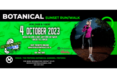 Botanical Sunset Run/Walk – 4 October 2023