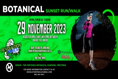 Botanical Sunset Run/Walk - 29 November 2023