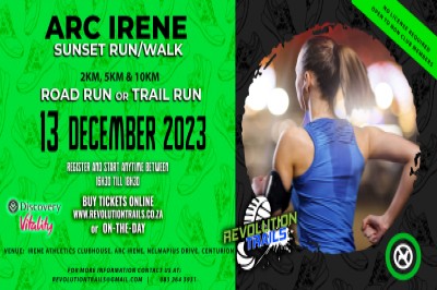 ARC Irene Sunset Run/Walk - 13 December 2023