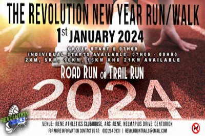 The Revolution New Year Run/Walk - 1 January 2024