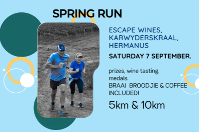 Spring run at escape wines