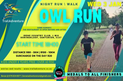 Owl night run@ Irene CC