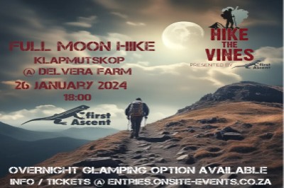 Full Moon Hike The Vines @ Klapmutskop Full Moon Hike The Vines @ Klapmutskop