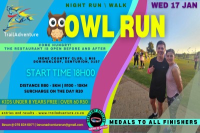 Owl night run@ Irene CC