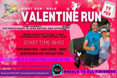 Valentine's Night Dress-Up Run@ Irene CC