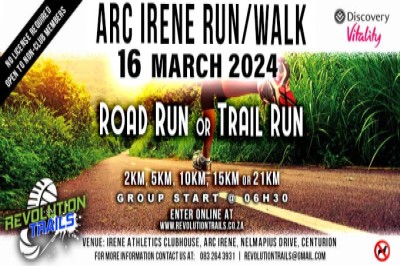 ARC Irene Run/Walk - 16 March 2024