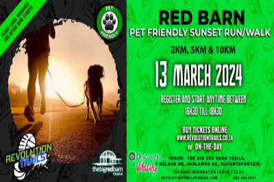 Barn Pet Friendly Sunset Run/Walk - 13 March 2024