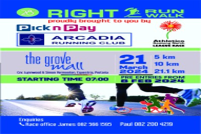 Pick n Pay Right 2 Run/Walk - The Grove Mall