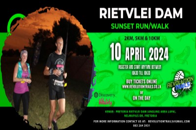 Rietvlei Dam Sunset Run/Walk - 10 April 2024