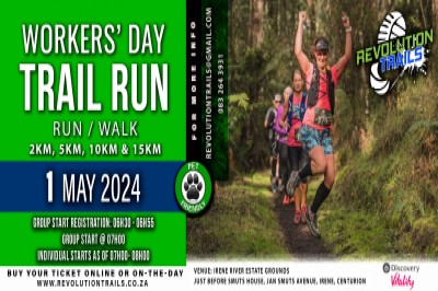 Workers' Day Trail Run/Walk - 1 May 2024