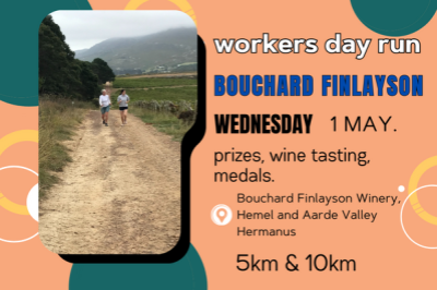Workers Day at Bouchard Finlayson | Entry Ninja – the best outdoor, fitness  and sporting event entries in your area.