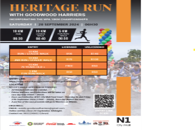 Goodwood Harriers Heritage 10km challenge