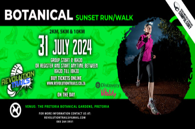 Botanical Sunset Run/Walk - 31 July 2024