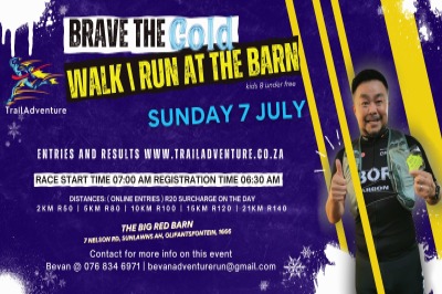 Brave the cold Sunday Run/Walk @The Barn