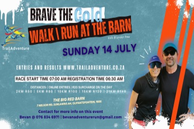 Brave the cold Sunday Run/Walk @The Barn