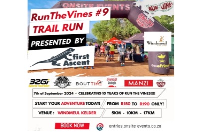 Run the Vines # 9 Windmeul presented by First Ascent
