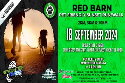 Barn Pet Friendly Sunset Run/Walk - 18 September 2024