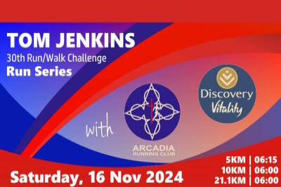 Tom Jenkins Challenge with Discovery Vitality 2024