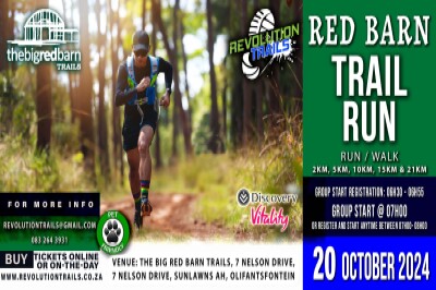 Red Barn Trial Run/Walk - 20 October 2024