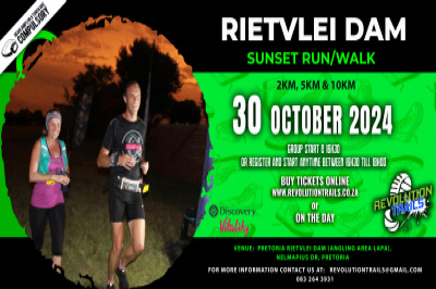 Rietvlei Dam Sunset Run/Walk - 30 October 2024