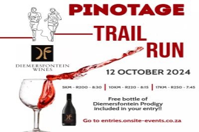 The Diemersfontein Pinotage Trail Run