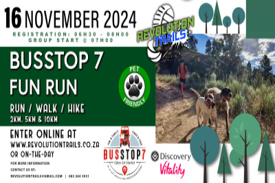 BusStop7 Fun Run/Walk - 16 November 2024 BusStop7 Fun Run/Walk - 16 November 2024