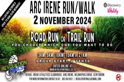 ARC Irene Run/Walk - 2 November 2024