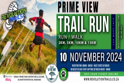 Prime View Trail Run/Walk - 10 November 2024