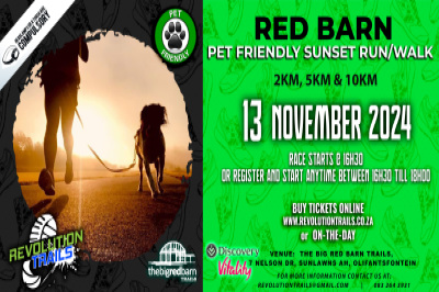 Barn Pet Friendly Sunset Run/Walk - 13 November 2024