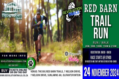 Red Barn Trial Run/Walk - 24 November 2024