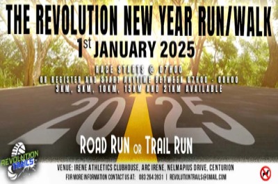 The Revolution New Year Run/Walk - 1 January 2025