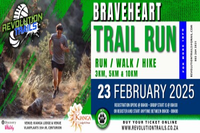 Braveheart Trail Run/Walk - 23 February 2025