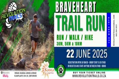 Braveheart Trail Run/Walk - 22 June 2025